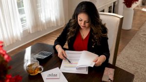 Mortgage advisor reviewing Non-QM loan documents