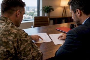 Veteran comparing mortgage loan estimates