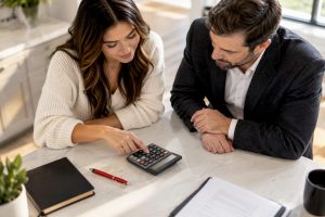 Buyer reviewing USDA closing cost estimate